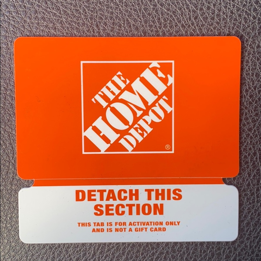 Home depot gift card 25$